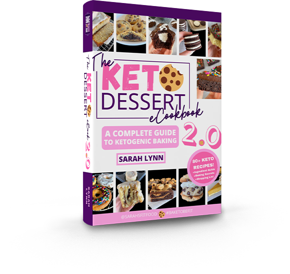 Cover of keto dessert ebook 2.0