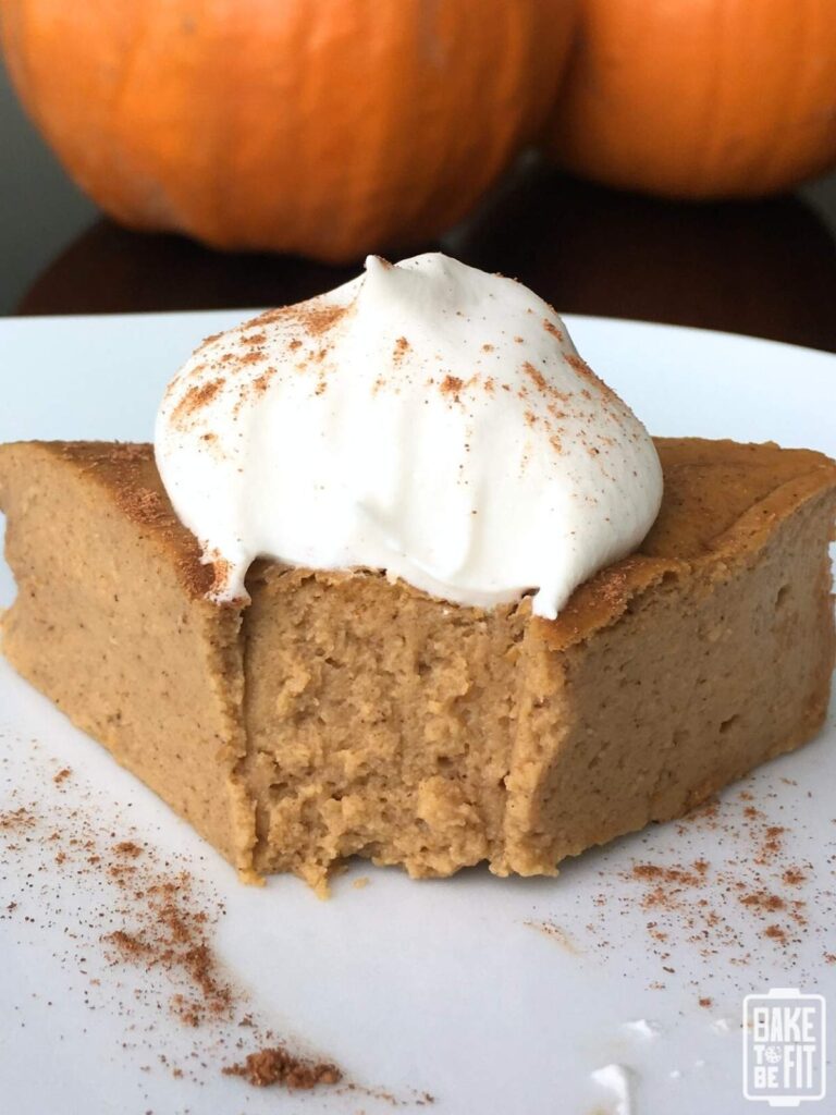 high protein crustless pumpkin pie