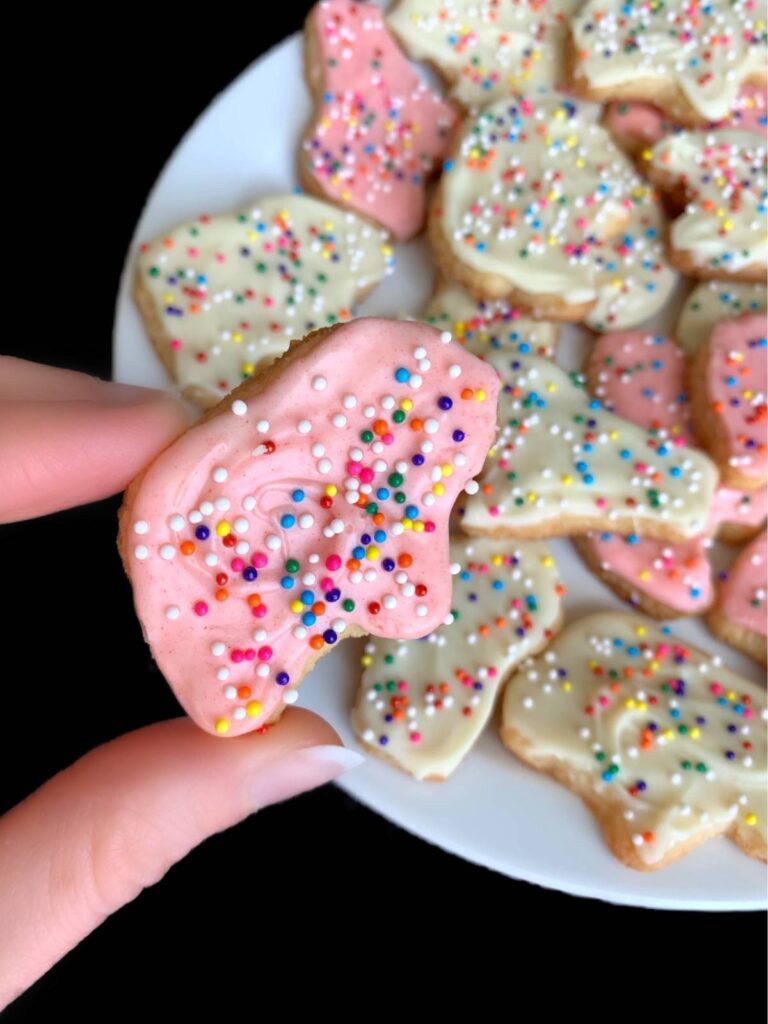 keto frosted animal cookies