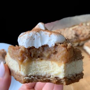 low carb apple pie cheesecake