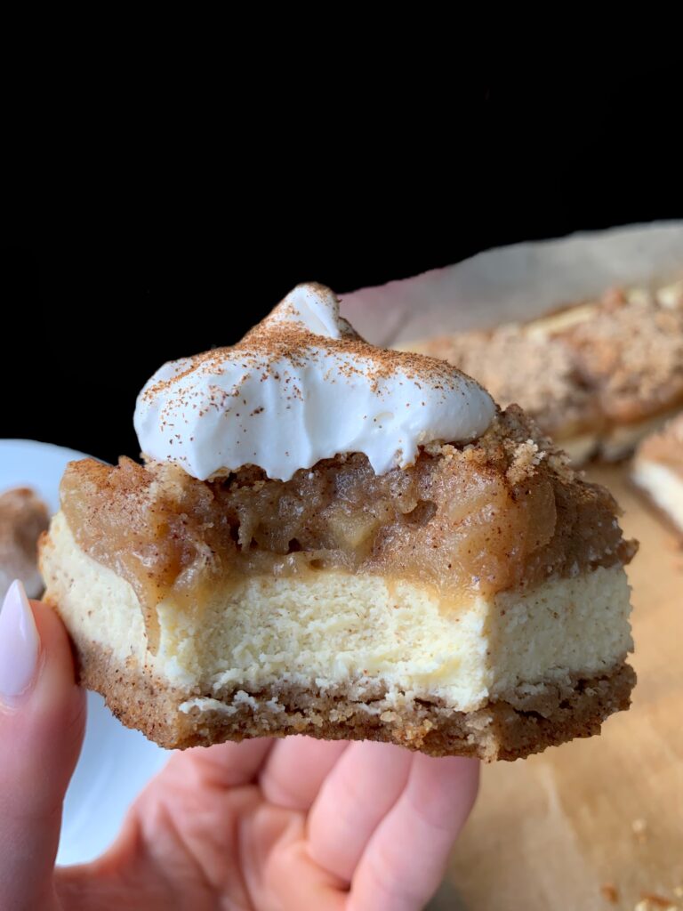 low carb apple pie cheesecake