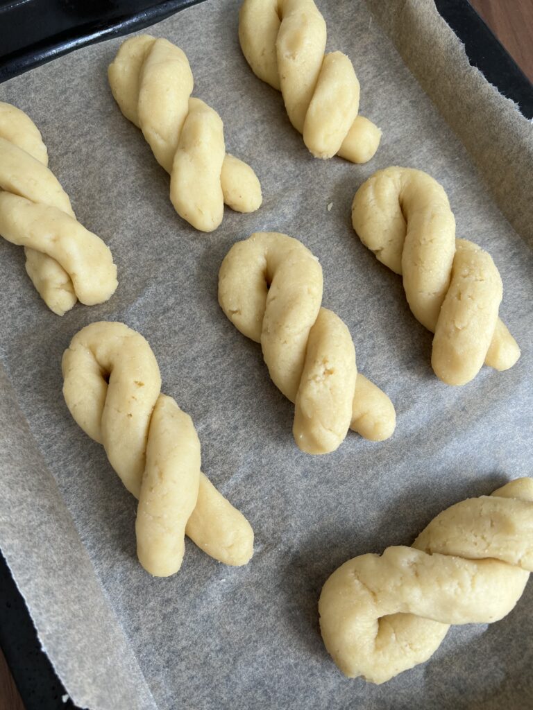 keto cheesy breadsticks dough before baking