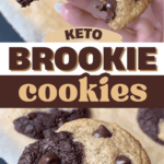 keto brookie cookies