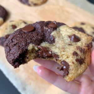 keto brookie cookies