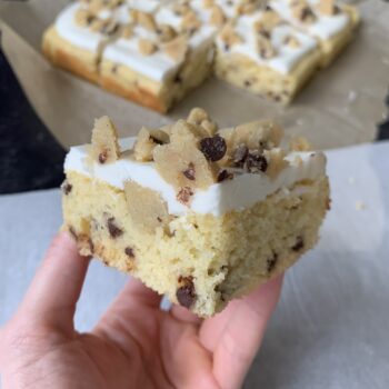 low carb cookie dough cake