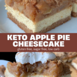 keto apple crumble cheesecake