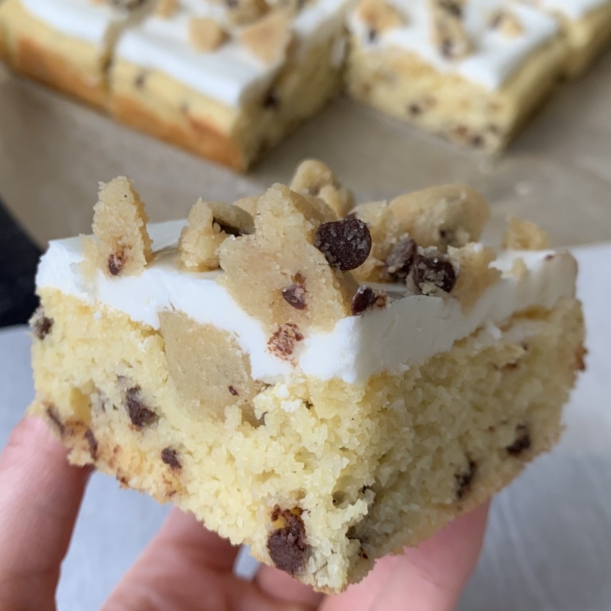 keto cookie dough cake