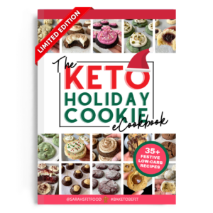 keto holiday cookie ebook cover