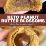 keto peanut butter blossoms