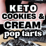 keto cookies and cream pop tarts