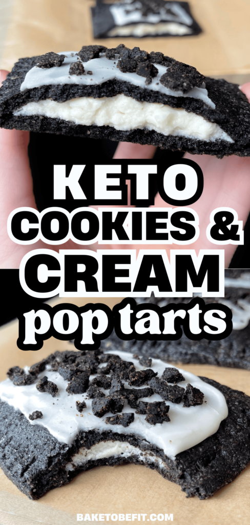 keto cookies and cream pop tarts