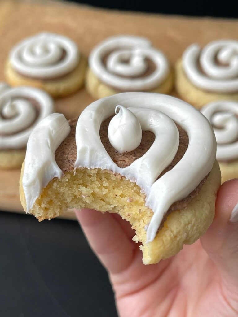 keto crumbl copycat cinnamon swirl cookies