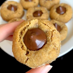 keto gluten free peanut butter blossoms recipe