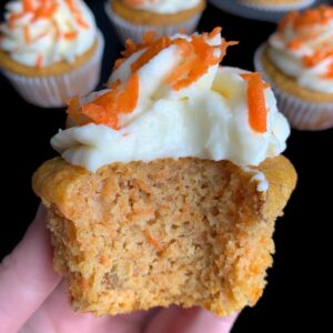 keto carrot cake cupcakes