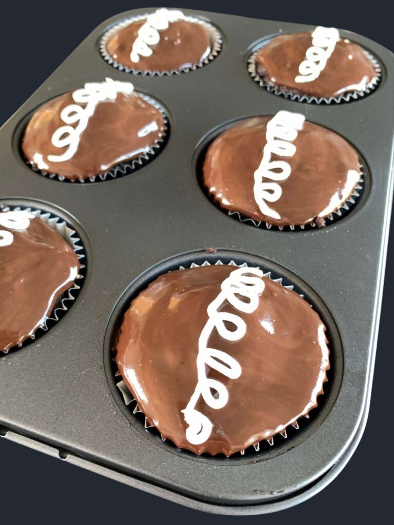 cupcakes with icing swirl on top