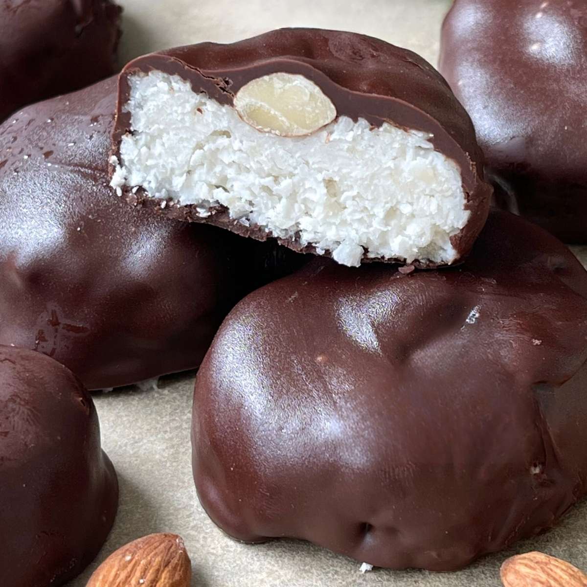 keto almond joy bars