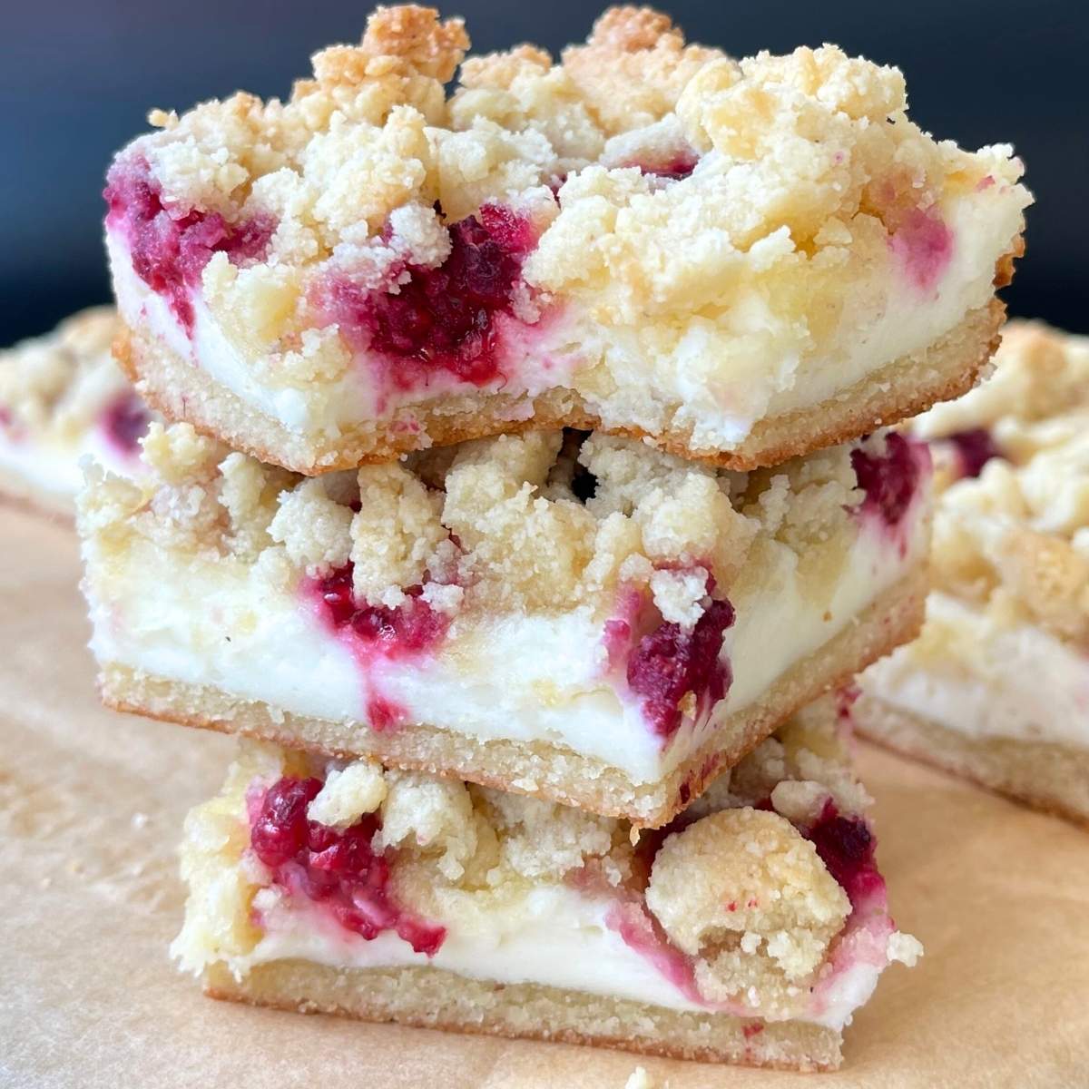 keto raspberry cheesecake bars