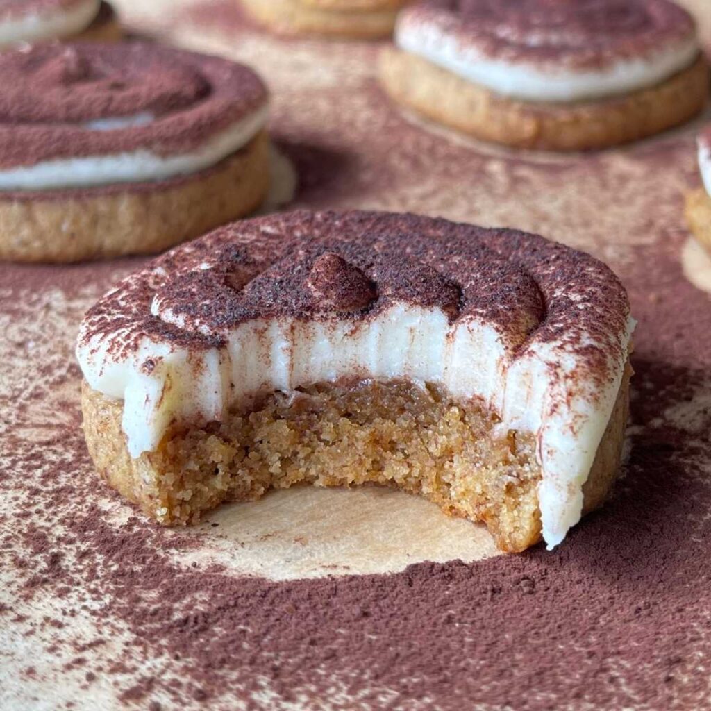 keto tiramisu cookies