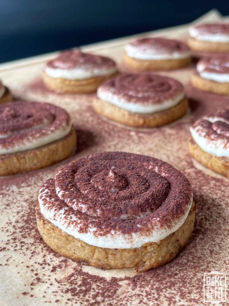 keto tiramisu cookies