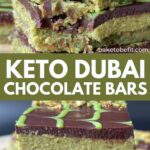 keto dubai chocolate bars